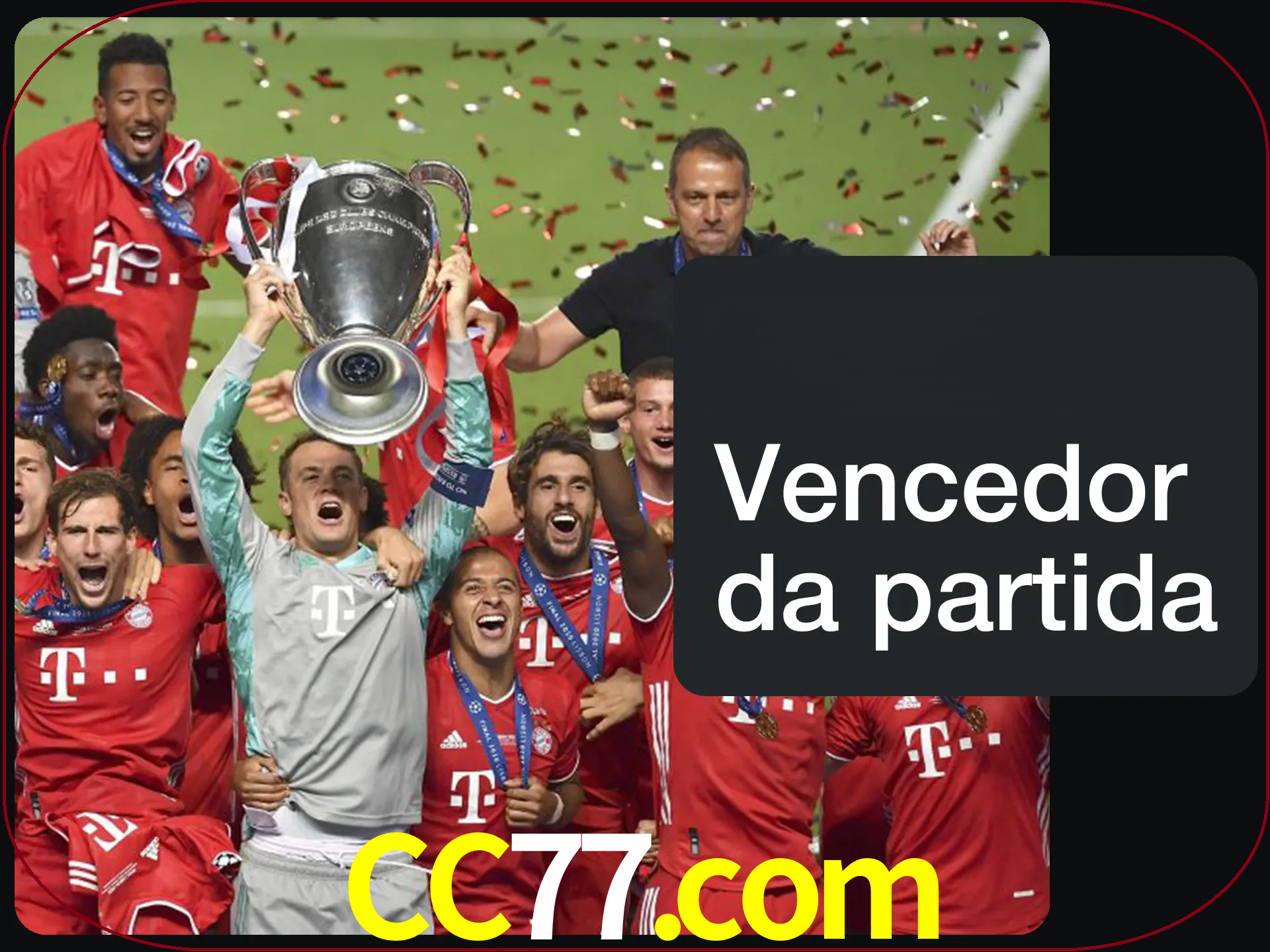Aposte no vencedor e ganhe uma grande quantia de dinheiro.