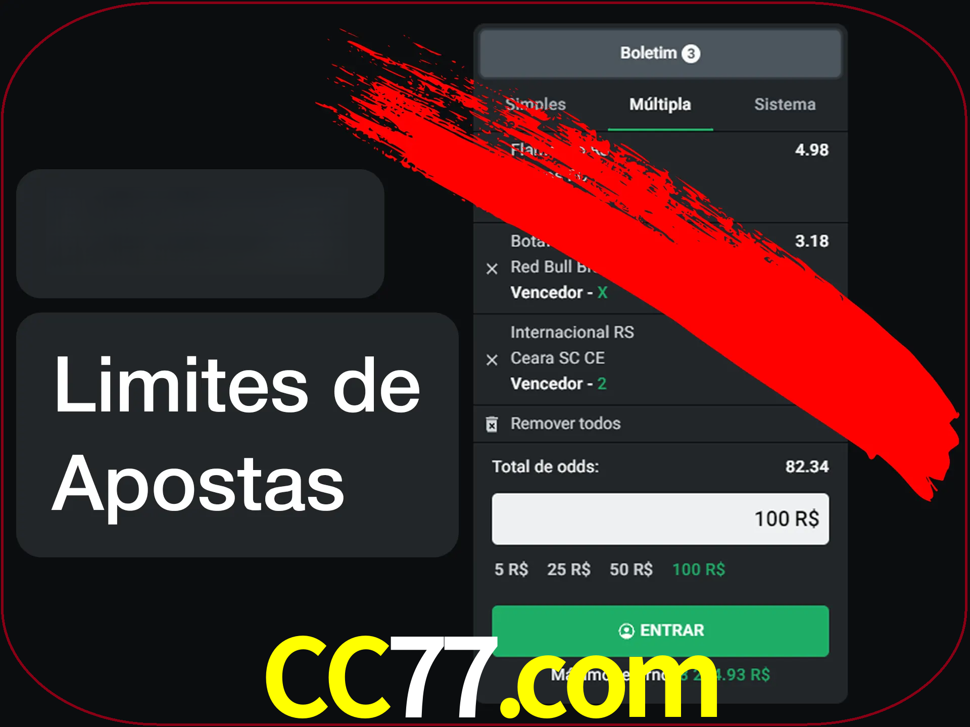 Não faça apostas loucas.
